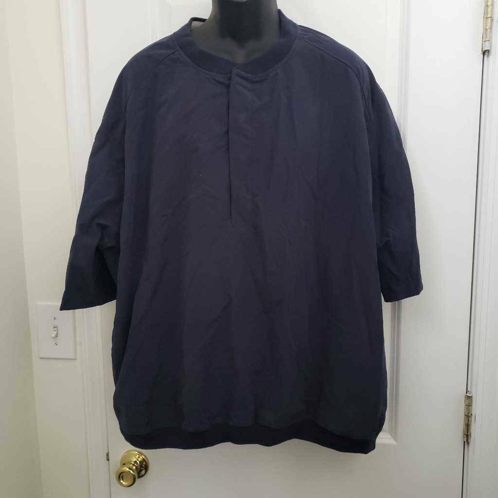 Antigua Mens Golf Activewear Pullover Blue 3/4 Sleeve Windbreaker Hope Mens XL